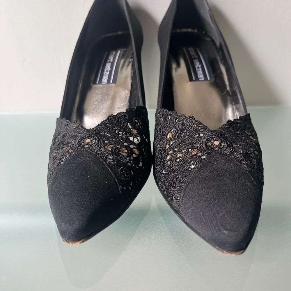 Stuart Weitzman Black Heels with Sophisticated Design